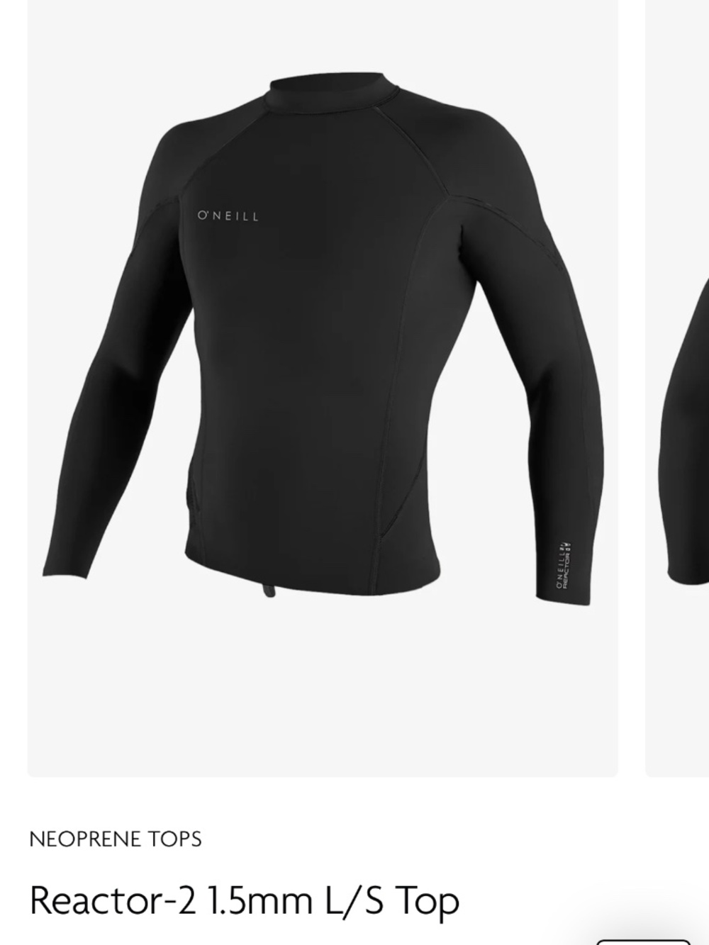 Wetsuit top
